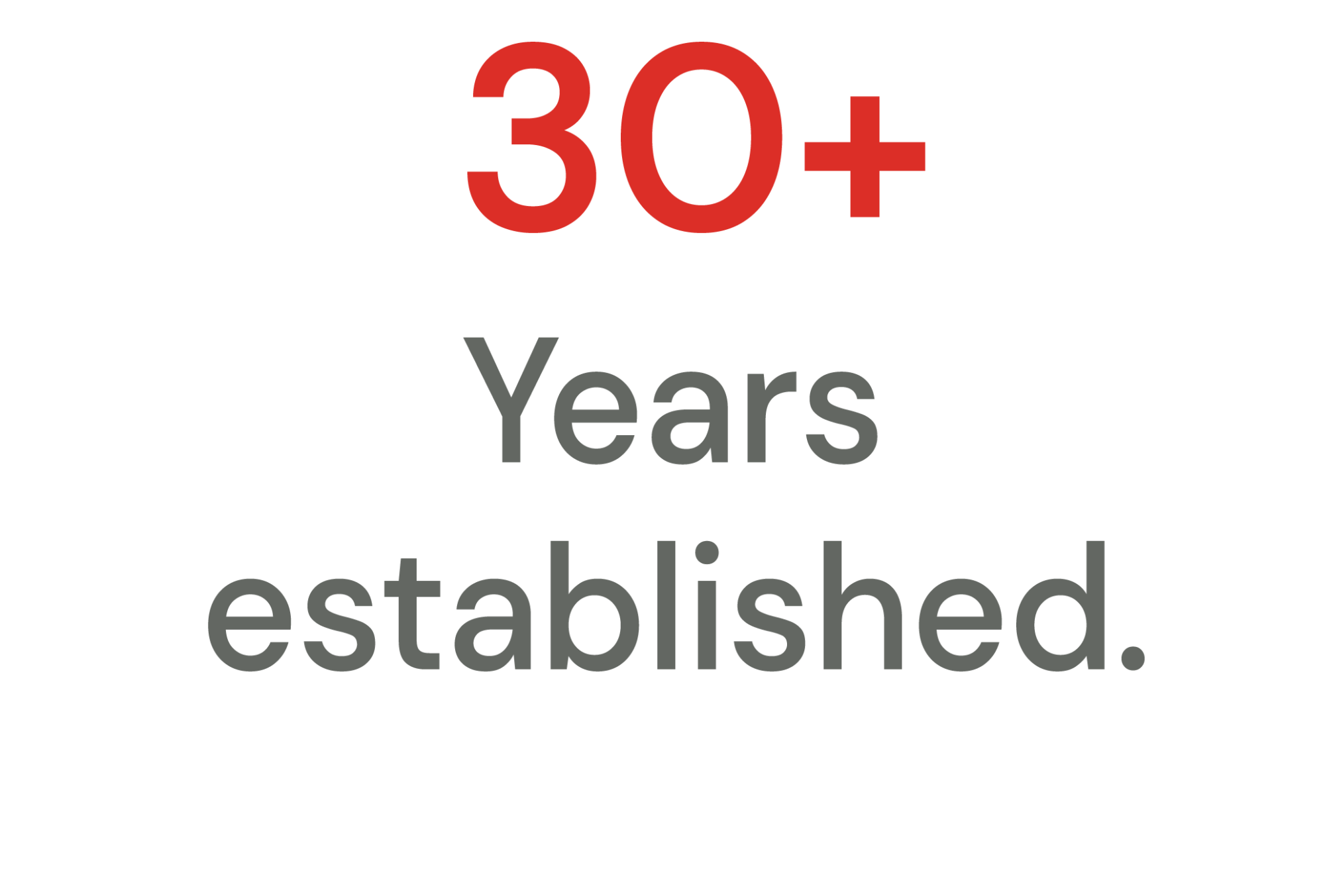 30+years established small icon